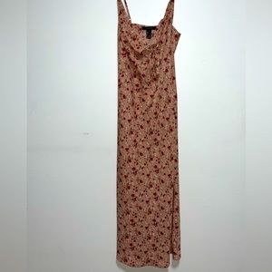 Pink Floral Maxi Dress 💕